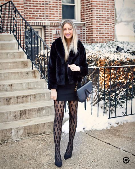 pantyhose fendi|Fendi stockings outfit.